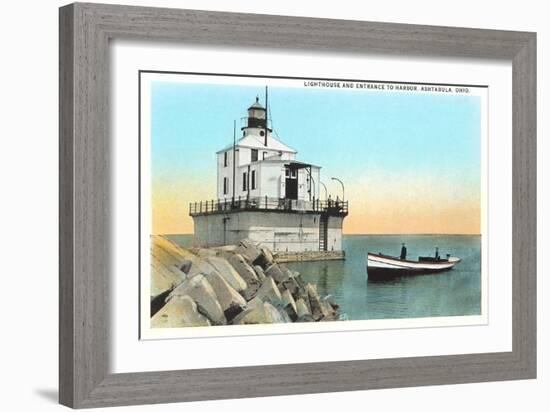 Ashtabula Lighthouse-null-Framed Art Print