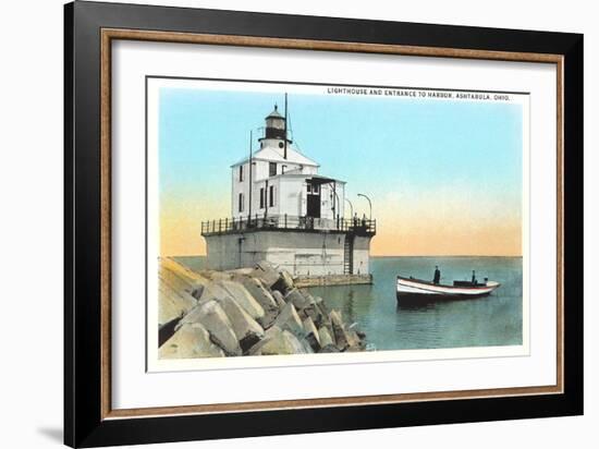 Ashtabula Lighthouse-null-Framed Art Print