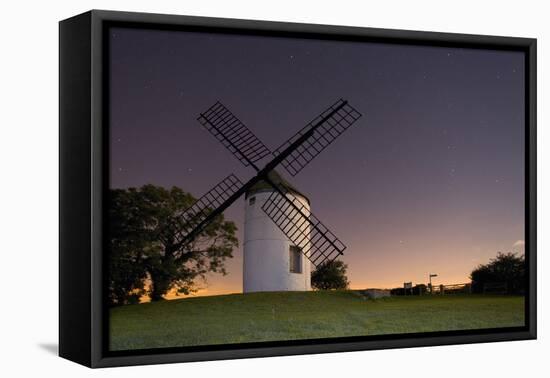 Ashton Windmill Is a Historic Hilltop Building, and Flour Mill in Chapel Allerton-LatitudeStock-Framed Premier Image Canvas