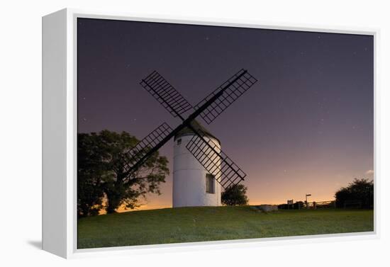 Ashton Windmill Is a Historic Hilltop Building, and Flour Mill in Chapel Allerton-LatitudeStock-Framed Premier Image Canvas