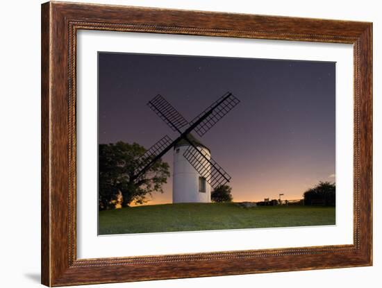 Ashton Windmill Is a Historic Hilltop Building, and Flour Mill in Chapel Allerton-LatitudeStock-Framed Photographic Print