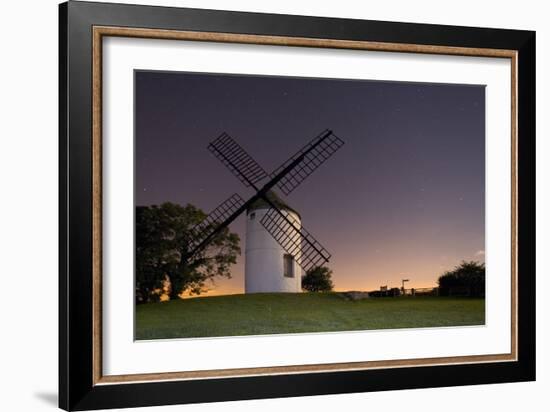 Ashton Windmill Is a Historic Hilltop Building, and Flour Mill in Chapel Allerton-LatitudeStock-Framed Photographic Print