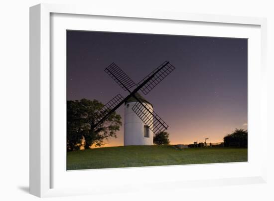 Ashton Windmill Is a Historic Hilltop Building, and Flour Mill in Chapel Allerton-LatitudeStock-Framed Photographic Print