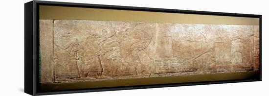 Ashurnasirpal Ii, King of Assyria, C9th Century BC-null-Framed Premier Image Canvas