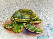 Turtle With Effect-Ashwini Rudraksi-Framed Premium Giclee Print