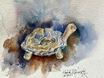 Turtle With Effect-Ashwini Rudraksi-Art Print