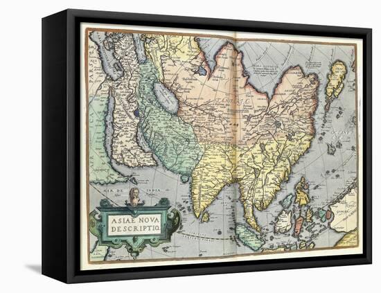 Asia, 1592-Abraham Ortelius-Framed Premier Image Canvas