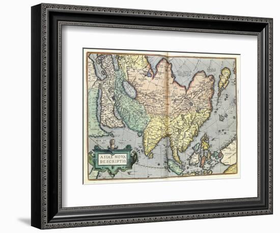 Asia, 1592-Abraham Ortelius-Framed Giclee Print