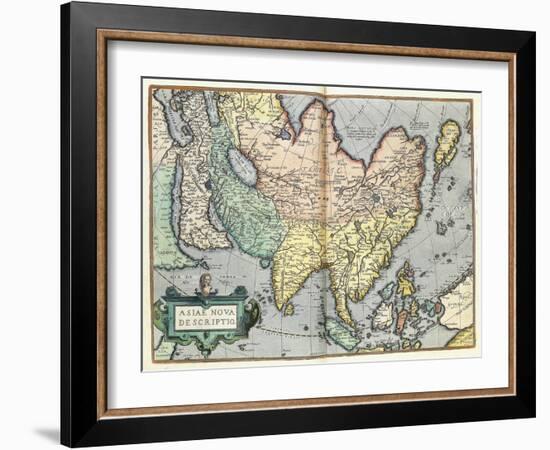 Asia, 1592-Abraham Ortelius-Framed Giclee Print