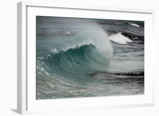 Asia, Australia Tasmania Friendly Beach Breakers-John Ford-Framed Photographic Print