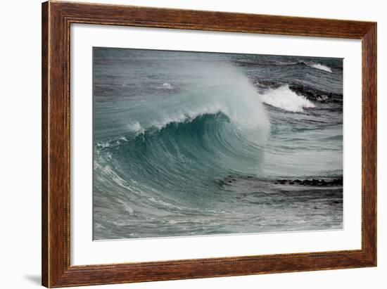 Asia, Australia Tasmania Friendly Beach Breakers-John Ford-Framed Photographic Print