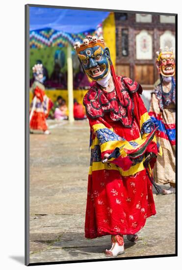 Asia, Bhutan, Gangtey Gonpa. Dance of the Furies-Ellen Goff-Mounted Photographic Print