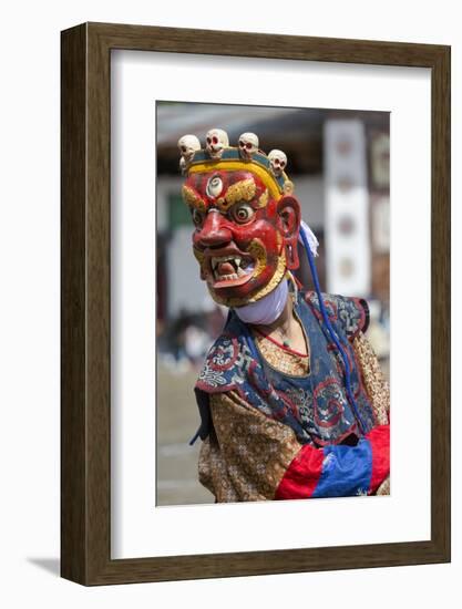 Asia, Bhutan, Gangtey Gonpa. Dance of the Furies-Ellen Goff-Framed Photographic Print