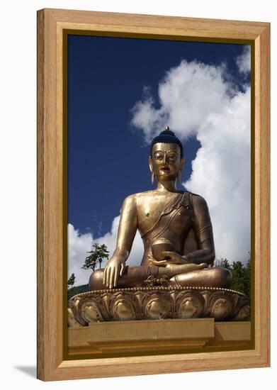 Asia, Bhutan, Thimpu. Buddha Dordenma Overlooking Thimpu-Kymri Wilt-Framed Premier Image Canvas