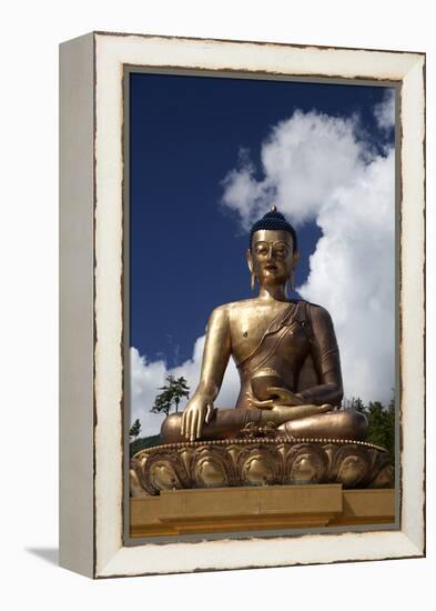 Asia, Bhutan, Thimpu. Buddha Dordenma Overlooking Thimpu-Kymri Wilt-Framed Premier Image Canvas