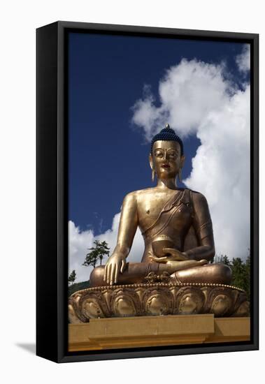 Asia, Bhutan, Thimpu. Buddha Dordenma Overlooking Thimpu-Kymri Wilt-Framed Premier Image Canvas