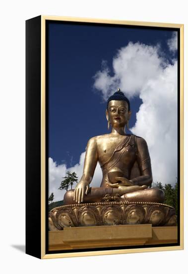 Asia, Bhutan, Thimpu. Buddha Dordenma Overlooking Thimpu-Kymri Wilt-Framed Premier Image Canvas