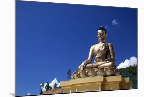 Asia, Bhutan, Thimpu. Buddha Dordenma Overlooking Thimpu-Kymri Wilt-Mounted Photographic Print