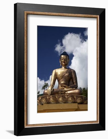 Asia, Bhutan, Thimpu. Buddha Dordenma Overlooking Thimpu-Kymri Wilt-Framed Photographic Print