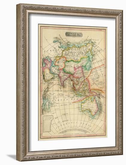 Asia, c.1820-John Melish-Framed Art Print