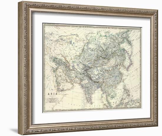 Asia, c.1861-Alexander Keith Johnston-Framed Art Print