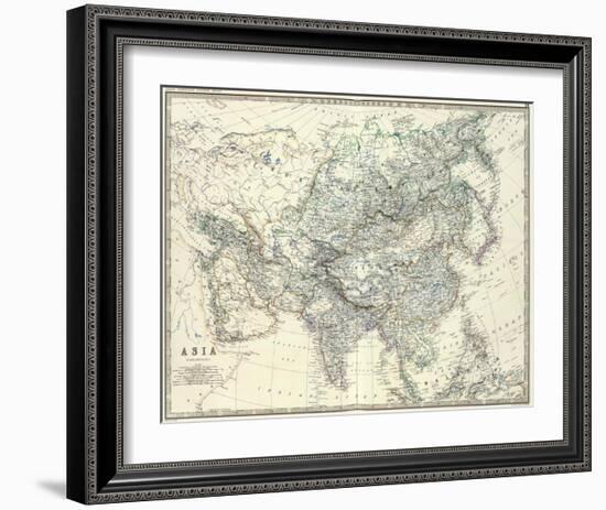 Asia, c.1861-Alexander Keith Johnston-Framed Art Print