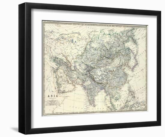 Asia, c.1861-Alexander Keith Johnston-Framed Art Print