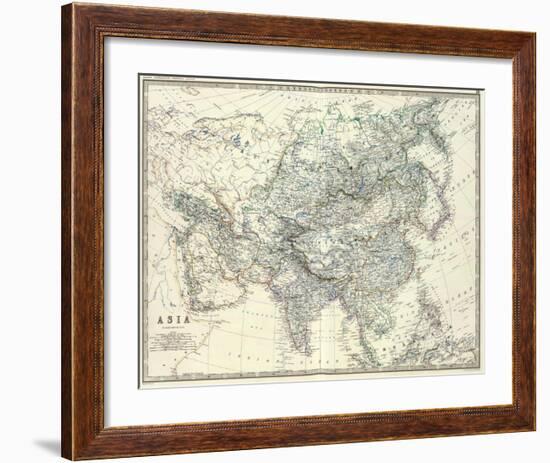 Asia, c.1861-Alexander Keith Johnston-Framed Art Print