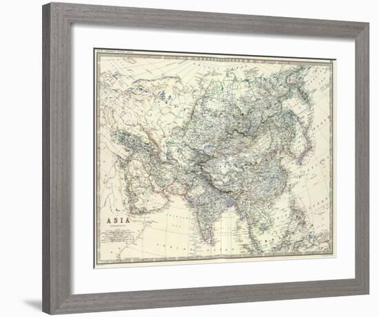 Asia, c.1861-Alexander Keith Johnston-Framed Art Print