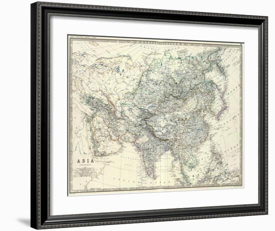 Asia, c.1861-Alexander Keith Johnston-Framed Art Print