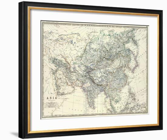 Asia, c.1861-Alexander Keith Johnston-Framed Art Print