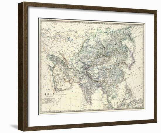 Asia, c.1861-Alexander Keith Johnston-Framed Art Print