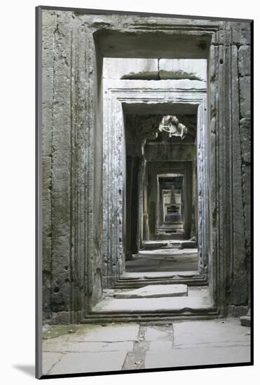 Asia Cambodia, Angkor Wat Hall-John Ford-Mounted Photographic Print