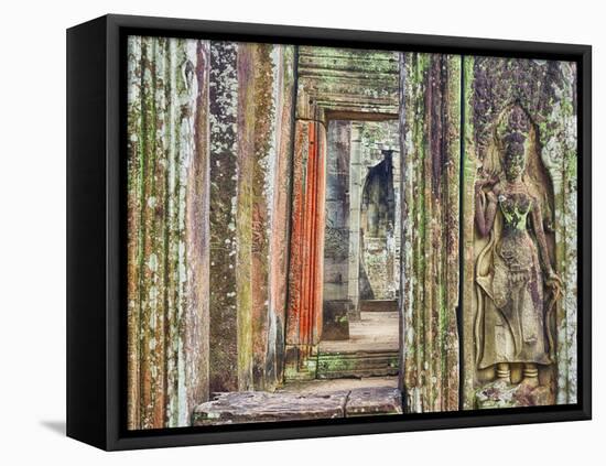 Asia, Cambodia, Angkor Watt, Siem Reap-Terry Eggers-Framed Premier Image Canvas