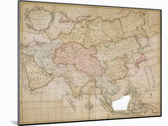 Asia in its Principal Divisions, London, 1767-John Spilsbury-Mounted Giclee Print