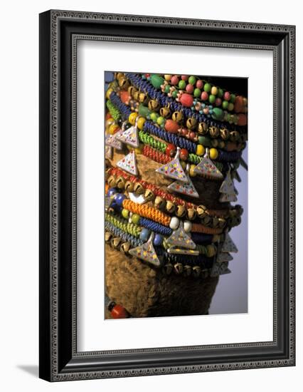 Asia, India, Pushkar. Camels necklaces, Pushkar Camel Festival.-Claudia Adams-Framed Photographic Print