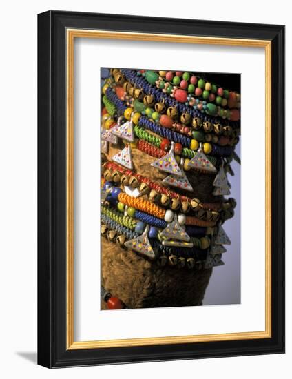 Asia, India, Pushkar. Camels necklaces, Pushkar Camel Festival.-Claudia Adams-Framed Photographic Print