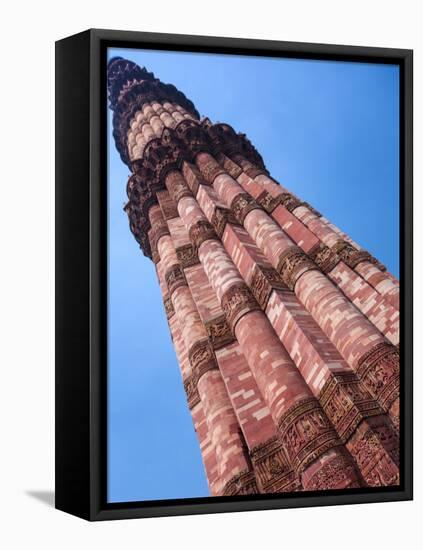 Asia. India, The Qtub Minar of the Alai-Darwaza complex in New Delhi.-Ralph H^ Bendjebar-Framed Premier Image Canvas