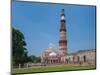 Asia. India, The Qtub Minar of the Alai-Darwaza complex in New Delhi.-Ralph H^ Bendjebar-Mounted Photographic Print