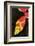 Asia, Indonesia. Heliconia Rostrata Flower-David Slater-Framed Photographic Print