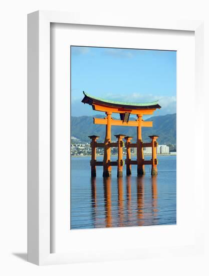 Asia, Japan, Honshu, Hiroshima Prefecture, Miyajima Island-Christian Kober-Framed Photographic Print