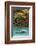 Asia, Japan, Honshu, Kyoto, Arashiyama, Autumn Colours on Kiyotaki River-Christian Kober-Framed Photographic Print