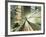 Asia, Japan, Honshu, Tokyo, Pov Blurred Motion of Tokyo Buildings from a Moving Train-Gavin Hellier-Framed Photographic Print