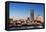 Asia, Japan, Honshu, Yokohama Bay, City Skyline and Mt Fuji, Landmark Tower-Christian Kober-Framed Premier Image Canvas