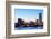 Asia, Japan, Honshu, Yokohama Bay, City Skyline and Mt Fuji, Landmark Tower-Christian Kober-Framed Photographic Print