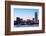 Asia, Japan, Honshu, Yokohama Bay, City Skyline and Mt Fuji, Landmark Tower-Christian Kober-Framed Photographic Print