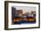 Asia, Japan, Honshu, Yokohama Bay, City Skyline and Mt Fuji-Christian Kober-Framed Photographic Print