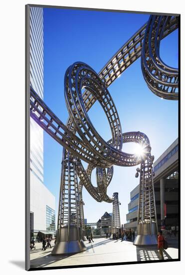 Asia, Japan, Honshu, Yokohama, Modern Art Sculpture in Queen's Square-Christian Kober-Mounted Photographic Print