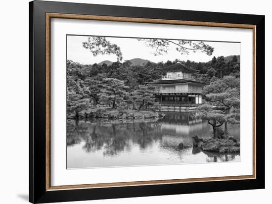 Asia, Japan, Kyoto. Kinkaku-Ji Zen Buddhist Temple-Dennis Flaherty-Framed Photographic Print