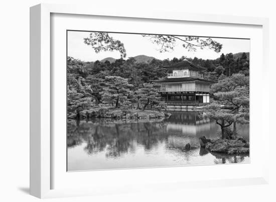 Asia, Japan, Kyoto. Kinkaku-Ji Zen Buddhist Temple-Dennis Flaherty-Framed Photographic Print